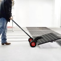 !! promo !! TROLLEY VOOR HET VERWIJDEREN EN PLAATSEN VAN SPUITBOOTH-ROOSTERS