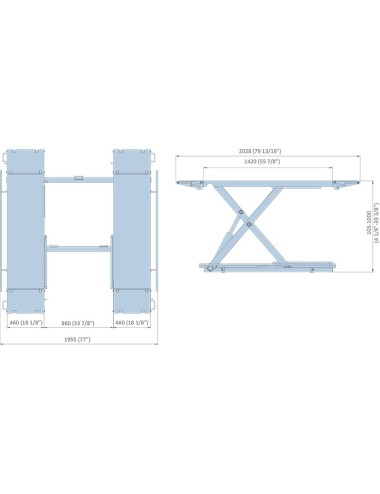 Schaarbrug 1M, 3.0T, Elektrische Ontgrendeling