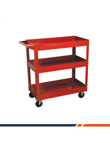 Roltafel met drie plateaus
