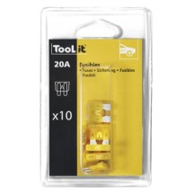 Kit 10 Zekeringen 20A / Laders - Blister