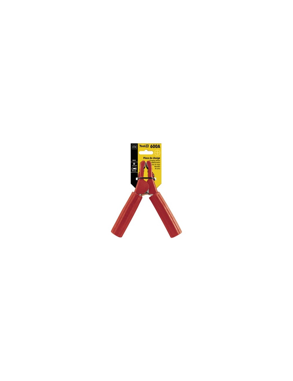 Insulated Clamp 600A - Red - Bulk