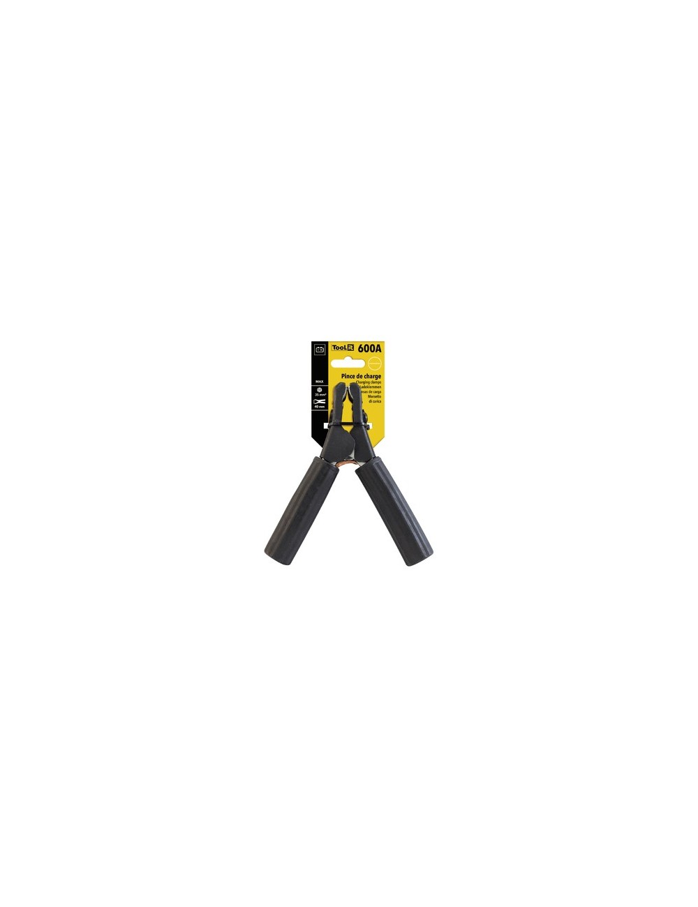 Insulated Clamp 600A - Black - Bulk