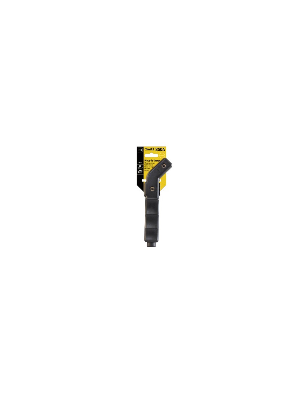 Curved Insulated Clamp 850A - Black - Bulk