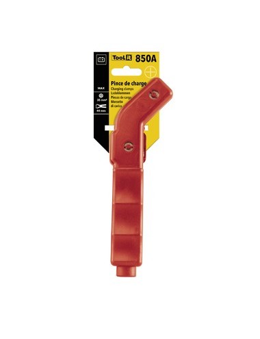 Curved Insulated Clamp 850A - Red - Bulk