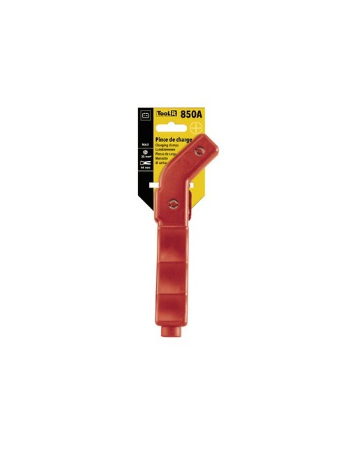 Curved Insulated Clamp 850A - Red - Bulk