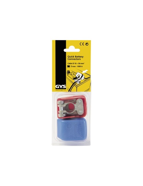 2 Kabelschoenen Voor Batterij - Snelle Verbinding Vl / Pl - Kabel 10Mm - 50Mm²