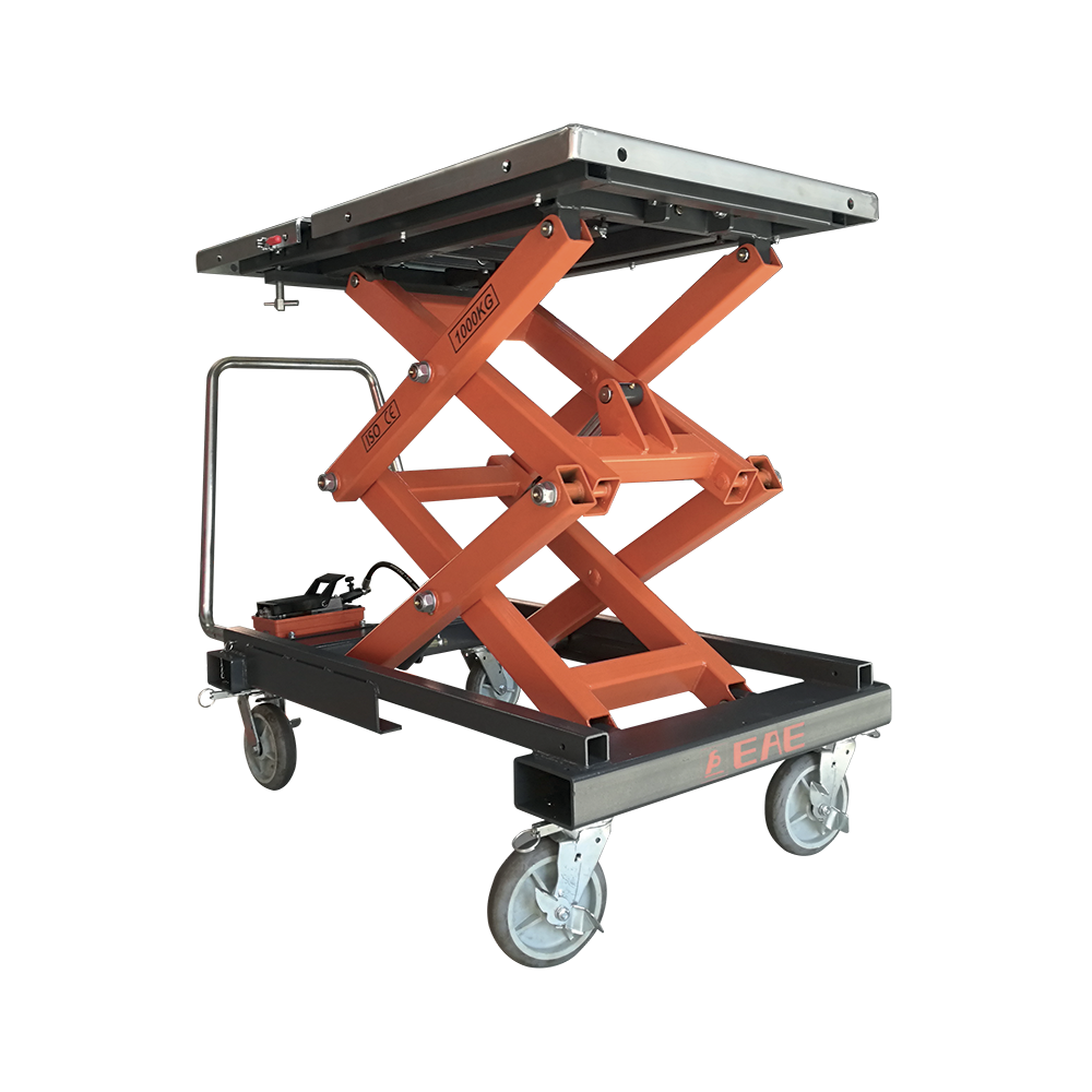 !! Promo !! Mobiele Heftafel, 1.0T, Pneumatische Ontgrendeling