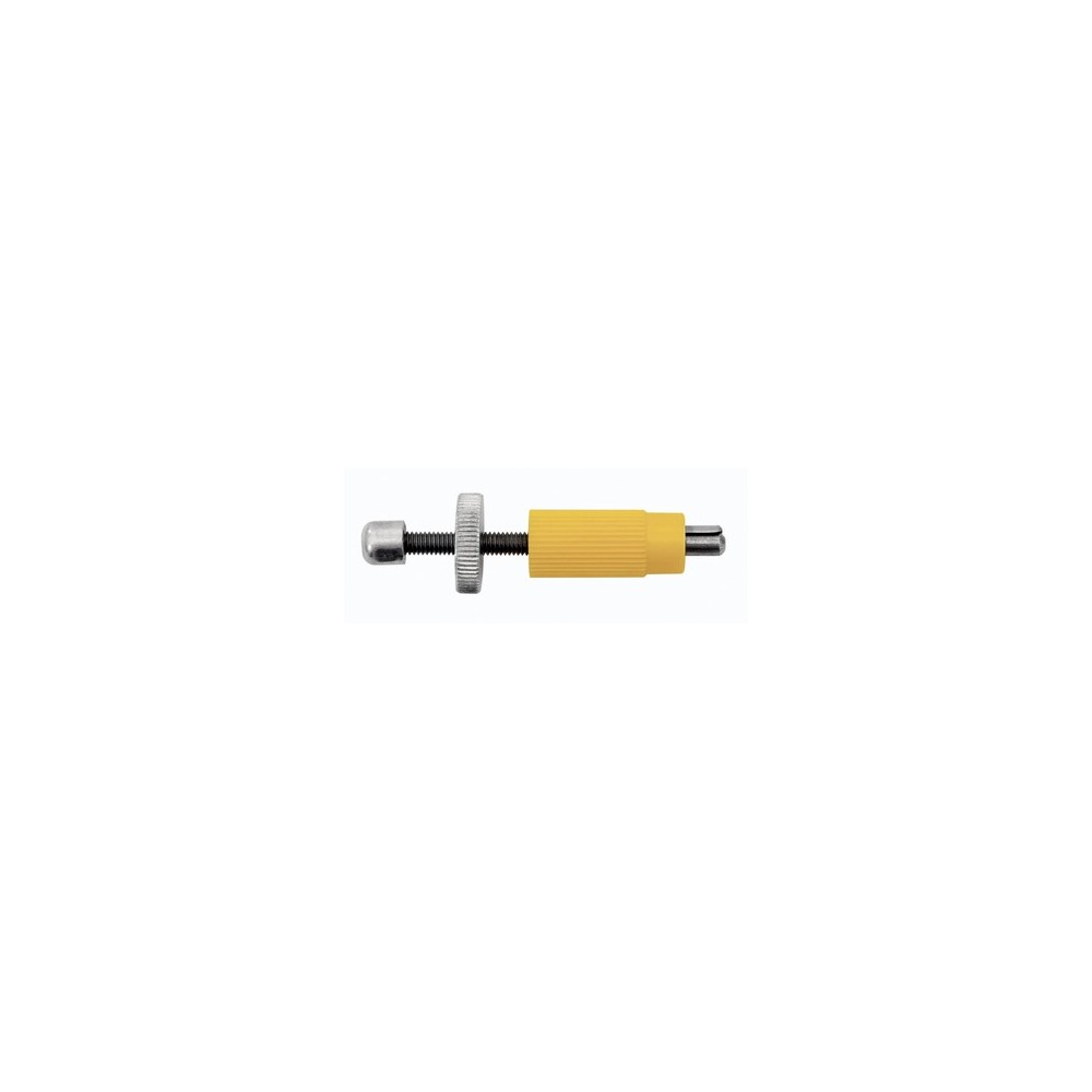 10 handmatige klemmen Ø4.0mm (geel)