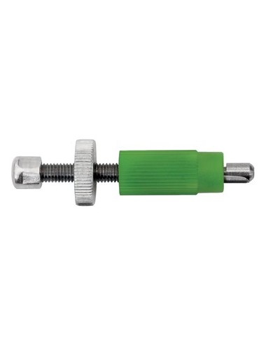 10 Ø4,8mm plaatstaalklemmen met handmatige montage (groen)