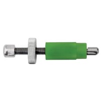 10 Ø4,8mm plaatstaalklemmen met handmatige montage (groen)