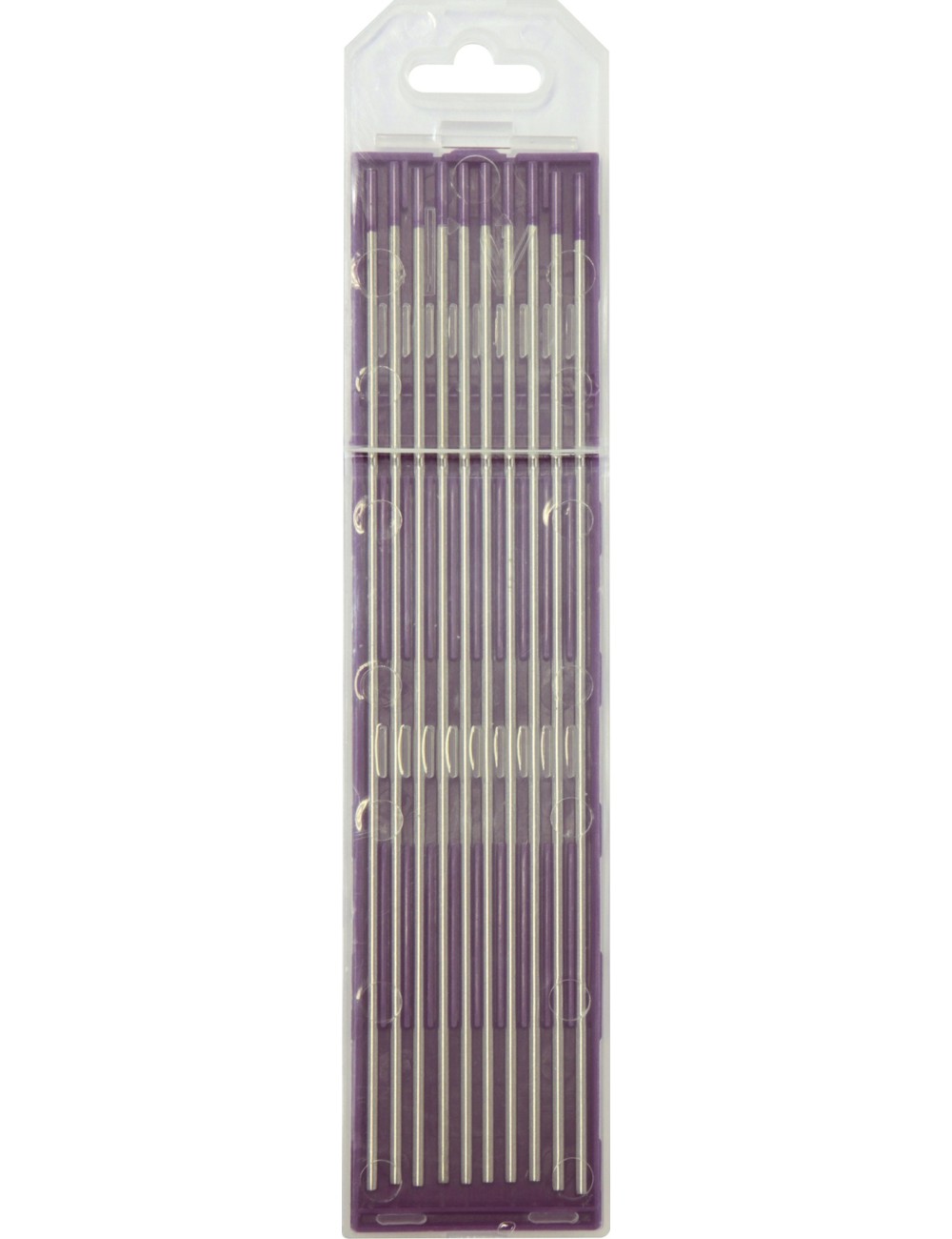 10 Electrodes - Tungsten E3 Ø3.2 - Purple (Ac/Dc - Aluminium/Steel)