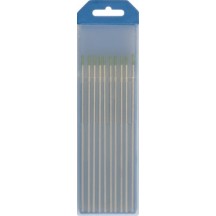 10 Pure Tungsten Wp Ø3.2 Elektroden - Groen (Ac - Alu)