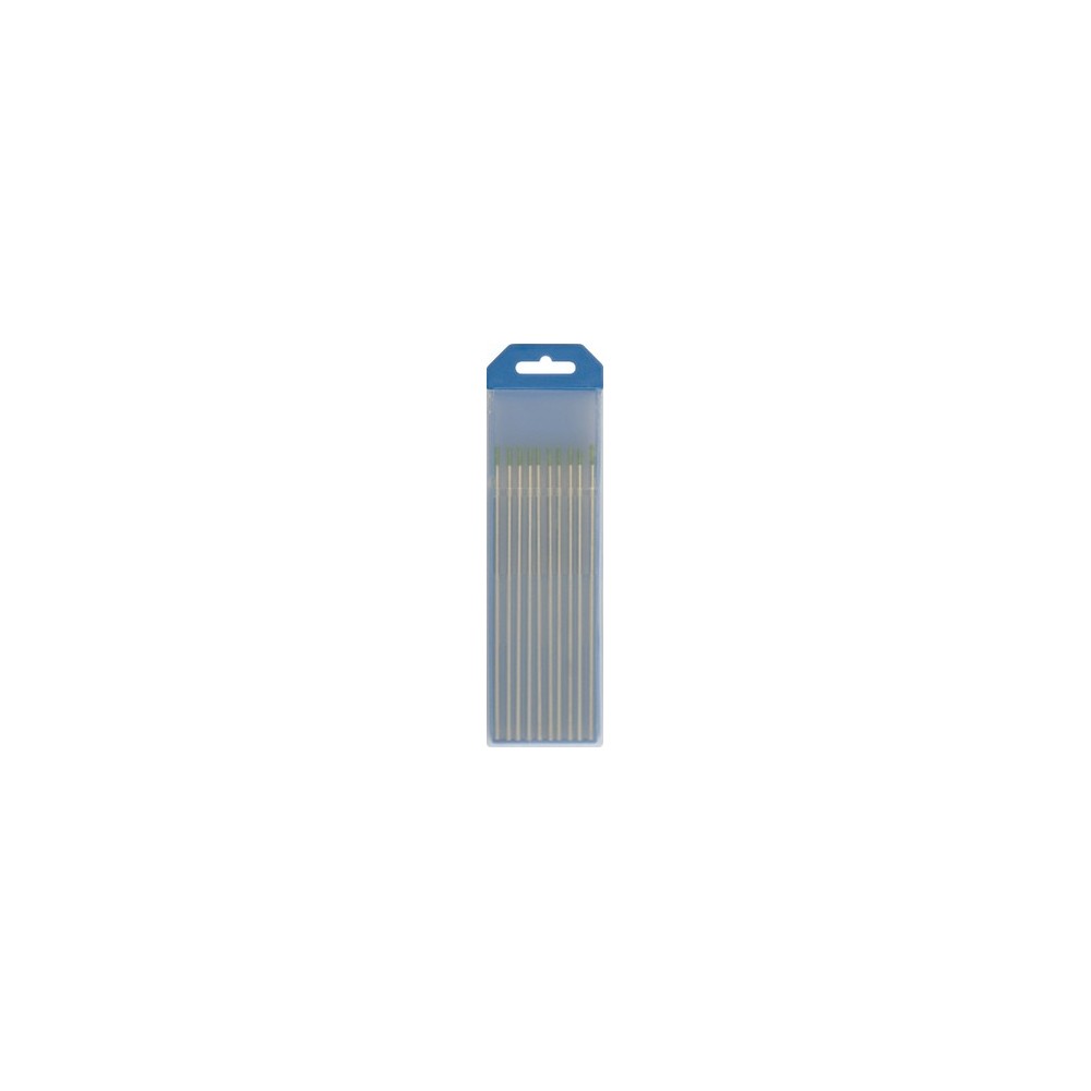 10 Pure Tungsten Wp Ø3.2 Elektroden - Groen (Ac - Alu)