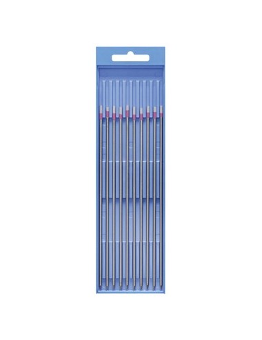 10 électrodes tungstène Lymox Lux Ø2.0 - Fuchsia/Gris (Ac/Dc)