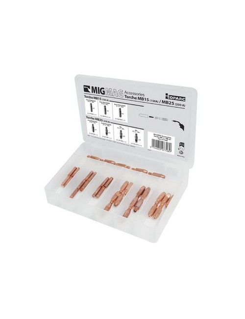 Coffret tubes contact torches MB15/MB25