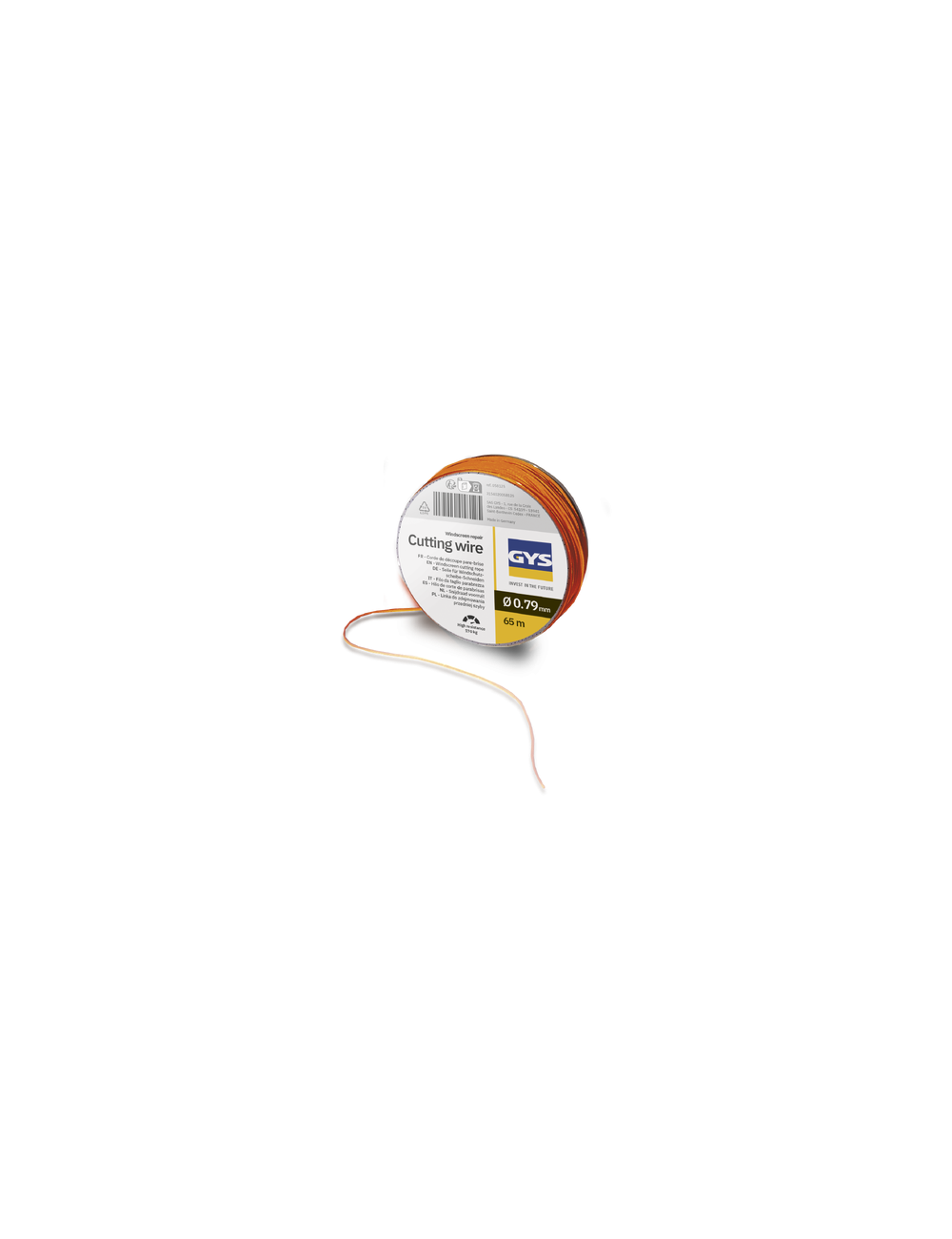Oranje Windscherm Snijtouw - 0,79 Mm / 65 M