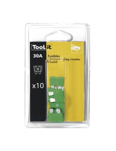 Kit 10 Zekeringen 30A / Laders - Blister