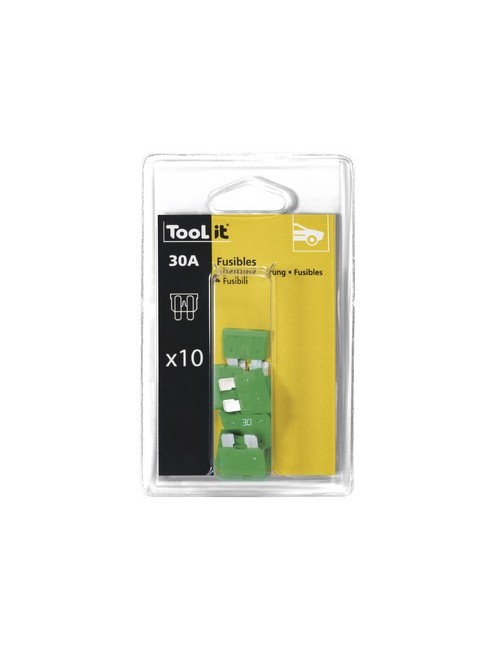 Kit 10 Zekeringen 30A / Laders - Blister