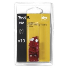 Kit 10 Zekeringen 10A / Laders - Blister