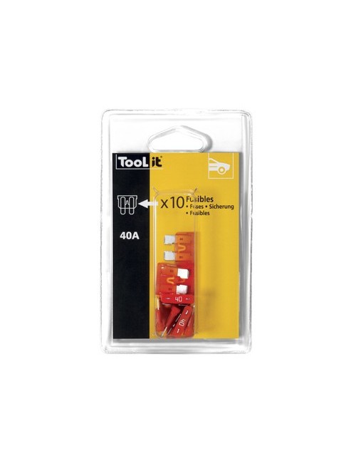 10 X 40A Fuses Pack / Chargers - Blister