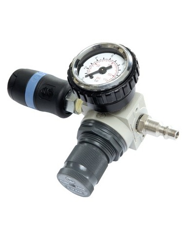 Pressure Regulator 0 To 10 Bars With Air Connectors - Fr