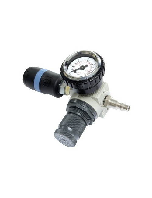 Pressure Regulator 0 To 10 Bars With Air Connectors - Fr