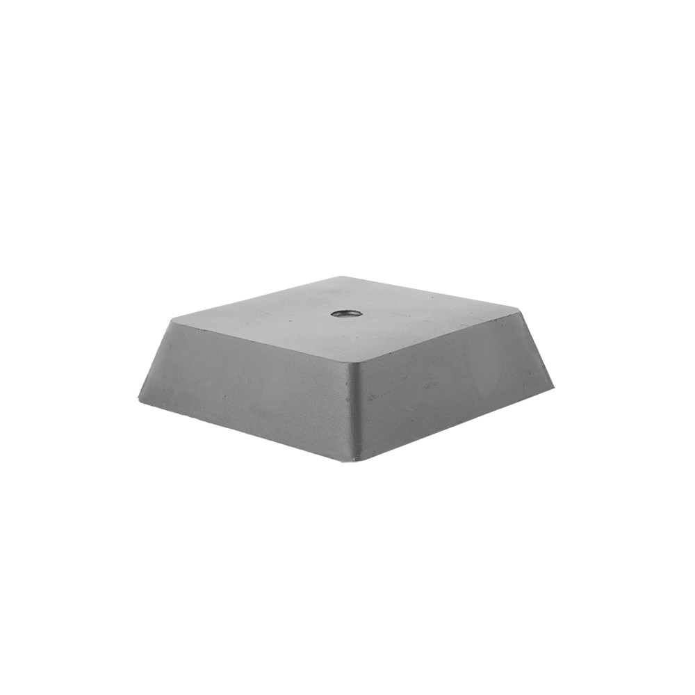 Universele Rubberen Pyramide Blok 150 X 150 X 40 Mm
