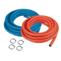 Set Van 2 Slangen 4M Ox & Ad Ø6,3 Mm + Klemmen