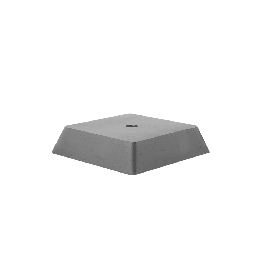 Universele Rubberen Pyramide Blok 150 X 150 X 30 Mm