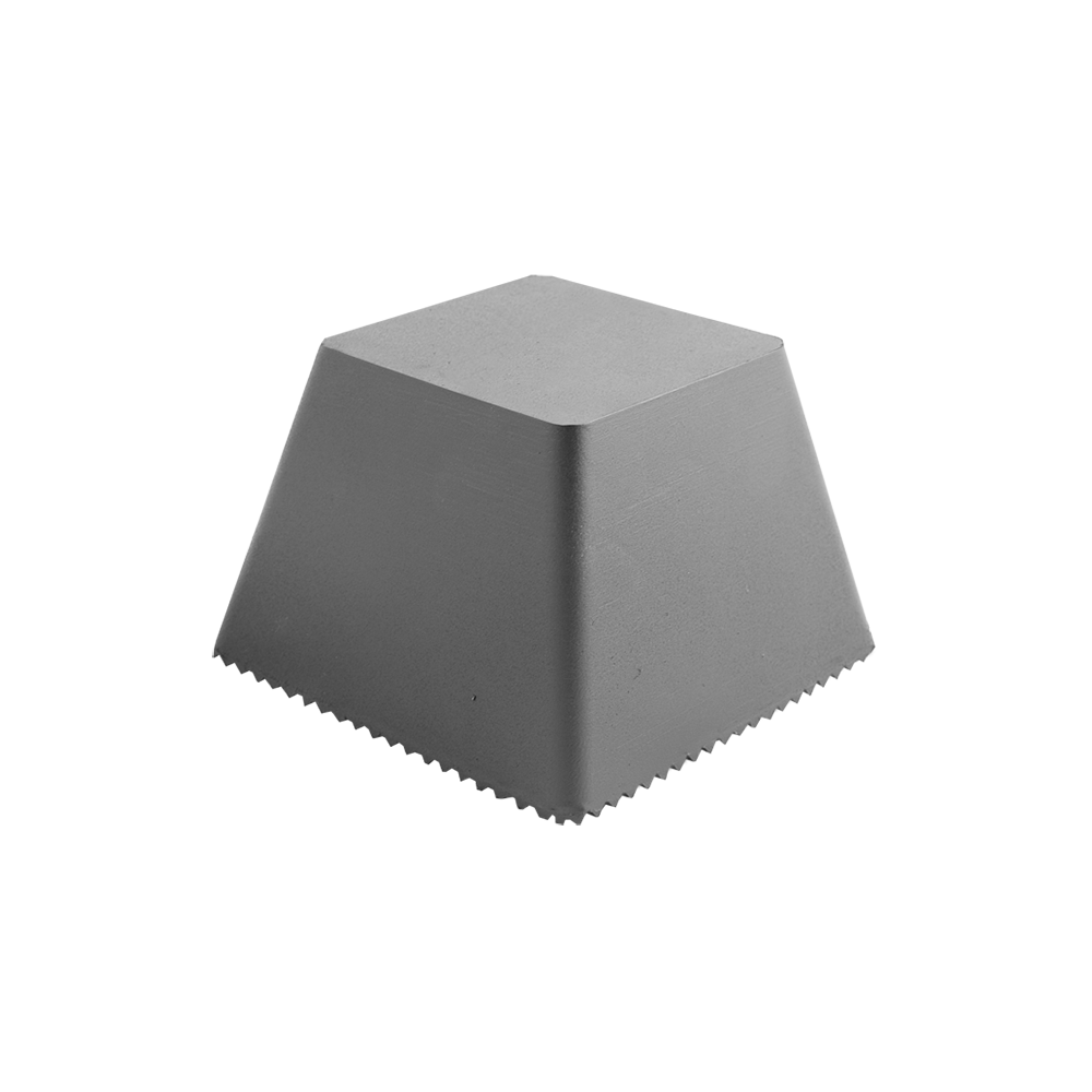 Universele Rubberen Pyramide Blok 150 X 150 X 100 Mm