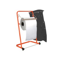 !! promo !! Distributeur de essuie-mains à rouleau sur pied mobile