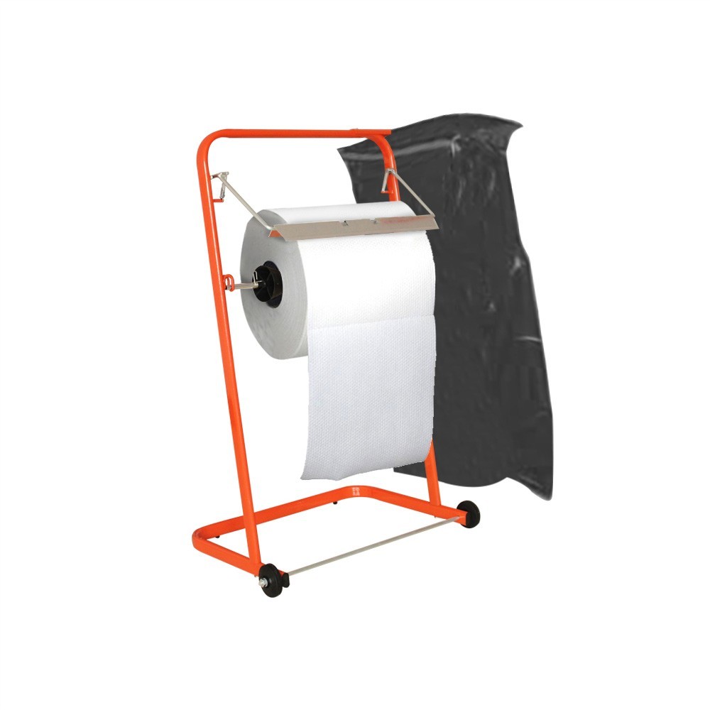 !! promo !! Distributeur de essuie-mains à rouleau sur pied mobile