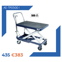 !! Promo !! Table élévatrice - capacité 500kg - hauteur de levage de 28 à 86 cm