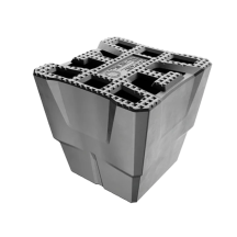 Universele Rubberen Pyramide Blok 150 X 150 X 140 Mm
