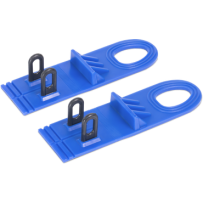 !! promo !! GPR GYS - 2 barres bleues avec 4 anneaux plastique