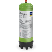 Wegwerpfles - Argon / Co2 - 2,2 Liter