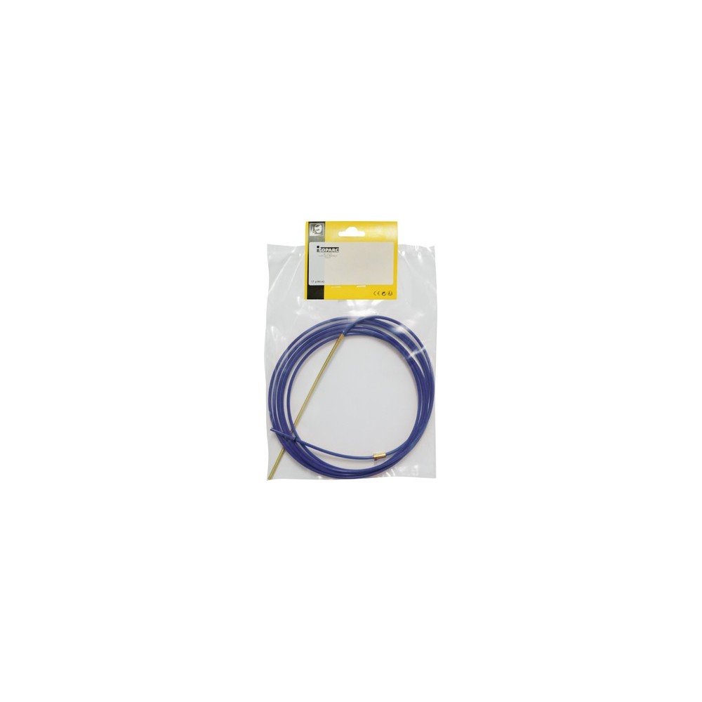 Teflon 4M Blauwe Schede + Messing Complement - Alu Draad Ø 0,6 / 0,8