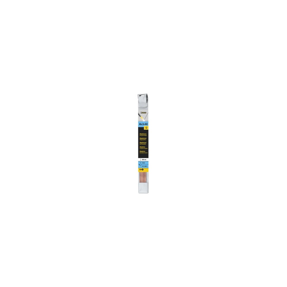 2 Alu Staafjes (Inclusief Stripper) Ø 2Mm - L. 500Mm