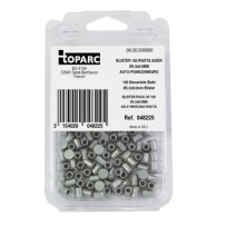 100 Stalen Klinknagels Ø5,3 X 8,0 Mm Zelf-Piercing - Blister