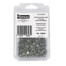 200 Zelf-Piercing Stalen Klinknagels Ø3,3 X 3,5 Mm - Blister
