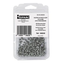 200 Zelf-Piercing Stalen Klinknagels Ø3,3 X 4,0 Mm - Blister