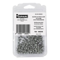 200 Zelf-Piercing Stalen Klinknagels Ø3,3 X 4,0 Mm - Blister