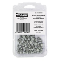 100 Zelf-Piercing Stalen Klinknagels Ø5,3 X 5,0 Mm - Blister