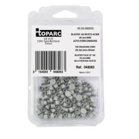 100 Zelf-Piercing Stalen Klinknagels Ø5,3 X 5,0 Mm - Blister