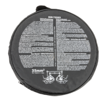 Startkabels 700A (4L / 7L) - 2X4,5M - Ø35 Mm² - Geïsoleerde Klemmen