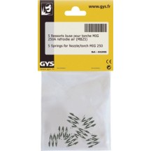 5 Nozzle Springs - Toorts 250 A (Mb25)