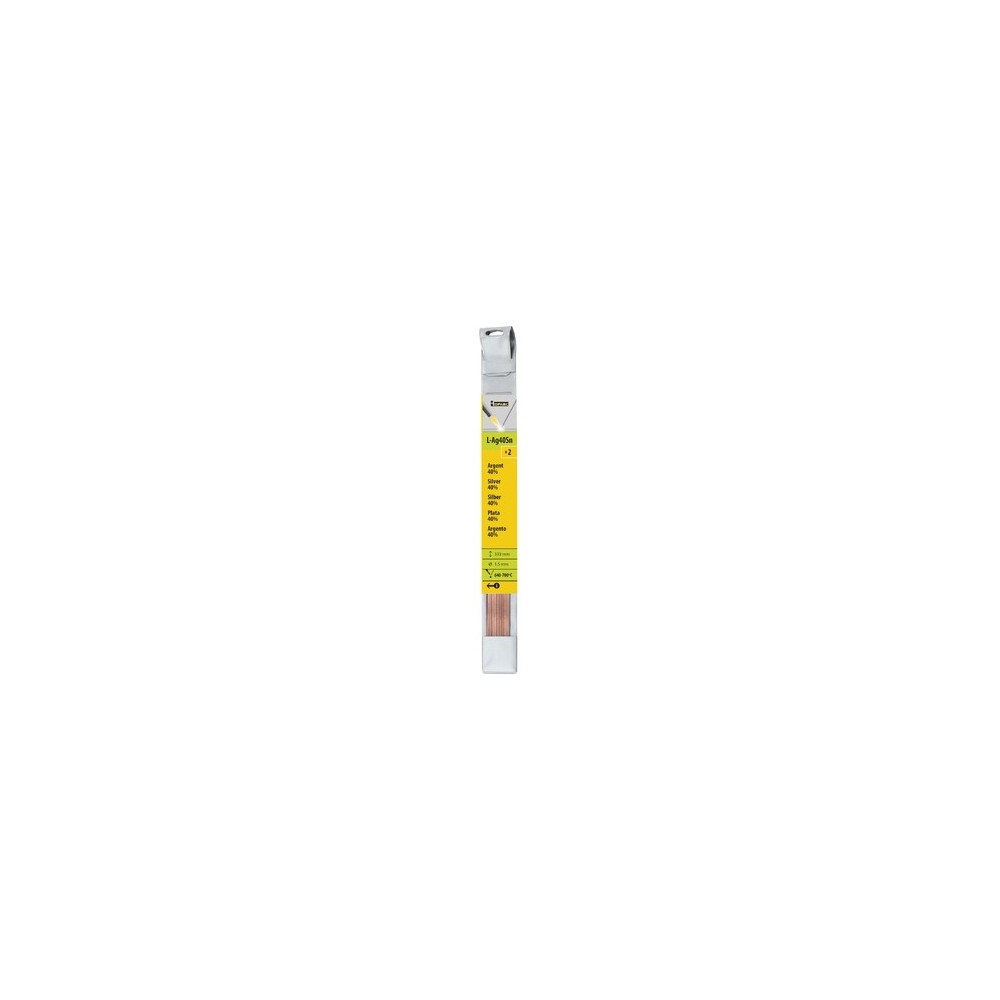 2 Zilveren Eetstokjes 40% Ø 1,5 Mm - L. 333 Mm