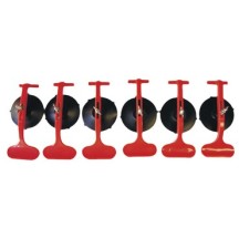 Set Van 6 Mini Zuignapjes Ø 85 Mm
