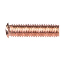 100 Stalen Tapeinden Met Schroefdraad M6X20