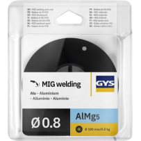 Mig Almg5 Ø0,8 Draad - Plastic Spoel S100 0,5 Kg - Er5356 / S Al 5356